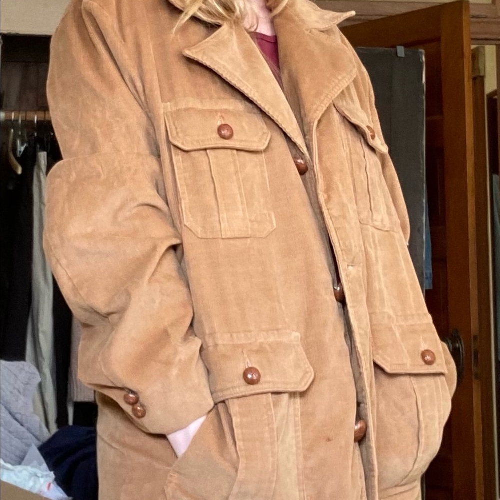Vintage 1970s English Squire Sz 44 Corduroy Jacket - Picture 6 of 6